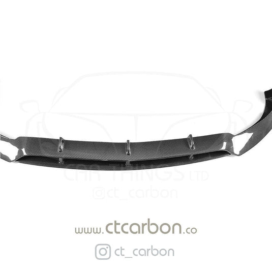 MERCEDES C63 W205 SALOON/ESTATE CARBON FIBRE SPLITTER - B-STYLE - CT Carbon