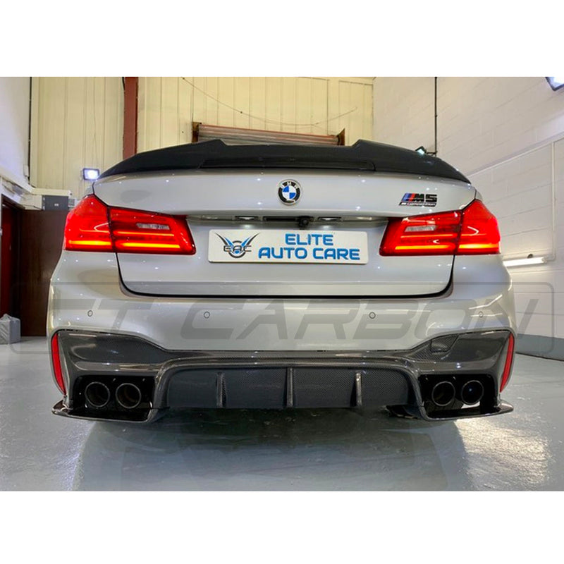 Load image into Gallery viewer, BMW F90 M5 CARBON FIBRE DIFFUSER - 3D STYLE
