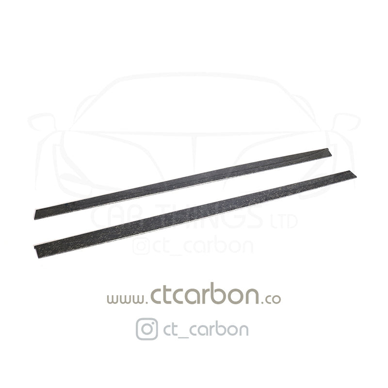 Load image into Gallery viewer, BMW M3/M4 (F80 F82 F83) FORGED CARBON FIBRE SIDE SKIRTS - MP STYLE - CT Carbon
