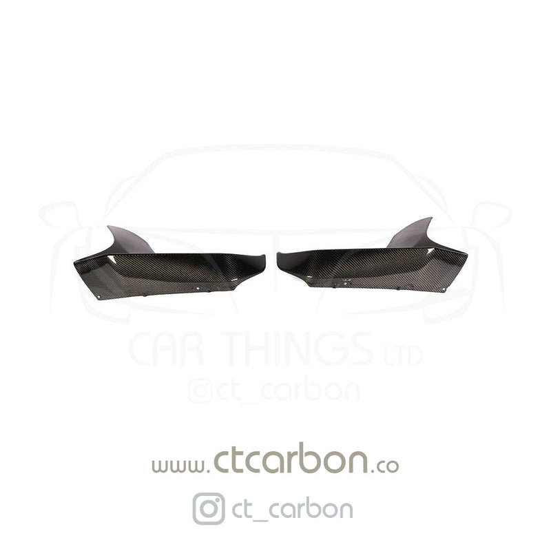 Load image into Gallery viewer, BMW M5 F90 CARBON FIBRE SPLITTERS - MP STYLE - CT Carbon
