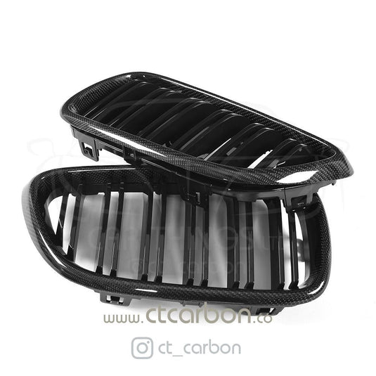 BMW M2/2 SERIES F87/F22 CARBON FIBRE GRILLS - CT Carbon