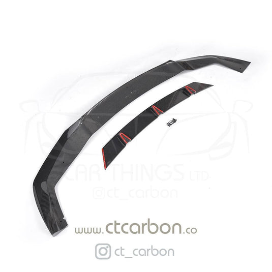 BMW M2 F87 N55(OG) CARBON FIBRE SPLITTER - V-STYLE - CT Carbon