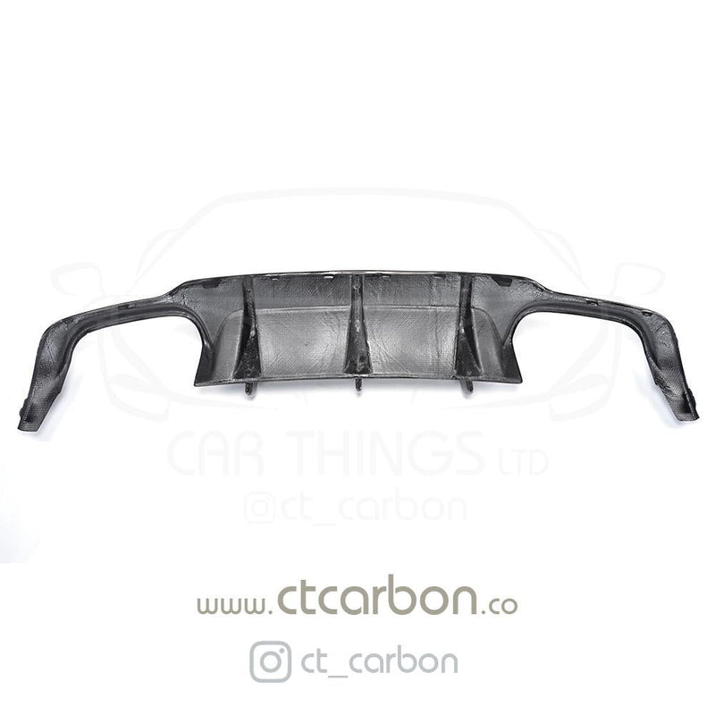 Load image into Gallery viewer, MERCEDES C-CLASS C63 W204 CARBON FIBRE DIFFUSER - DTM STYLE - CT Carbon
