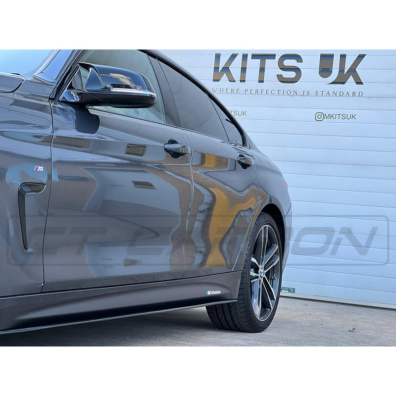 Load image into Gallery viewer, BMW 4 SERIES F33 GLOSS BLACK FULL KIT (DUAL EXHAUST) - MP STYLE - BLAK BY CT CARBON
