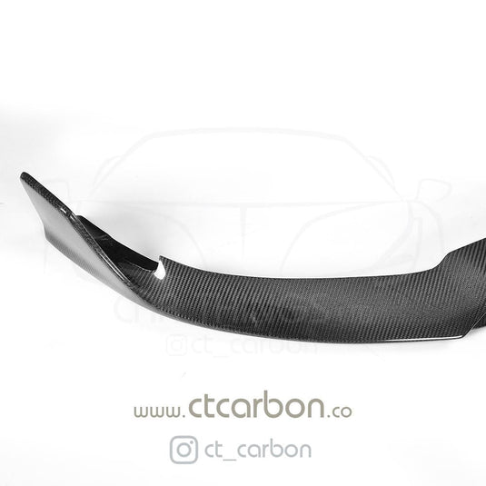 MERCEDES C63 W205 SALOON/ESTATE CARBON FIBRE SPLITTER - B-STYLE - CT Carbon