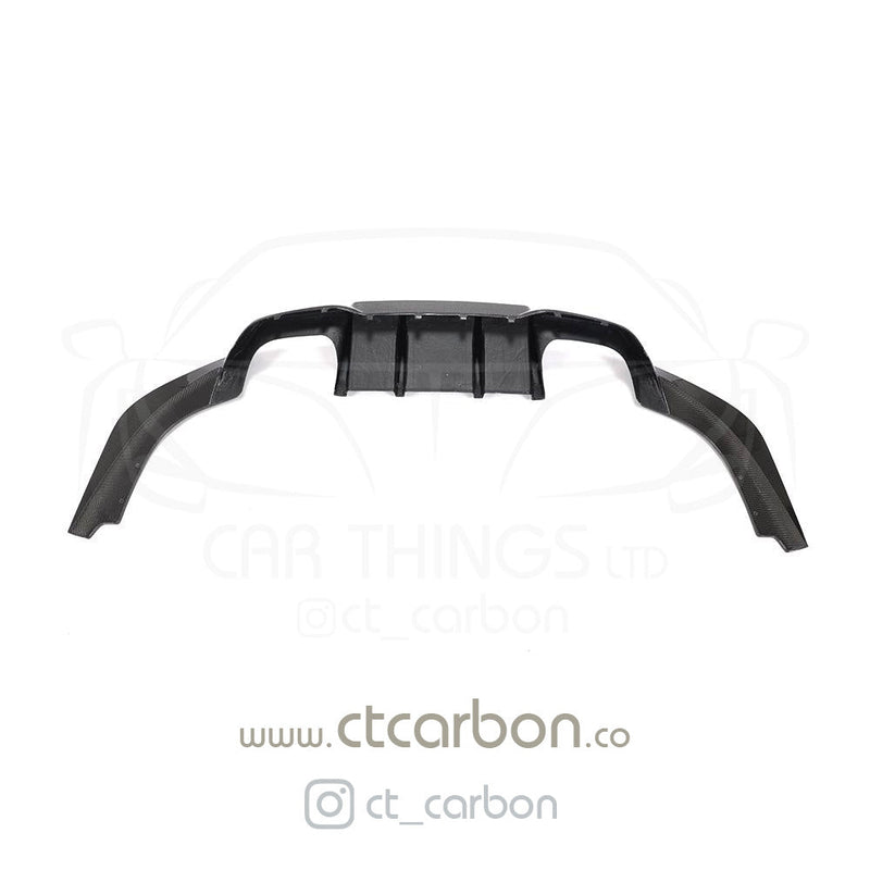 Load image into Gallery viewer, BMW M2 / M2C F87 CARBON FIBRE DIFFUSER - V STYLE - CT Carbon
