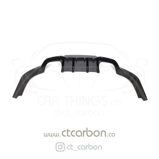 BMW M2 / M2C F87 CARBON FIBRE DIFFUSER - V STYLE - CT Carbon