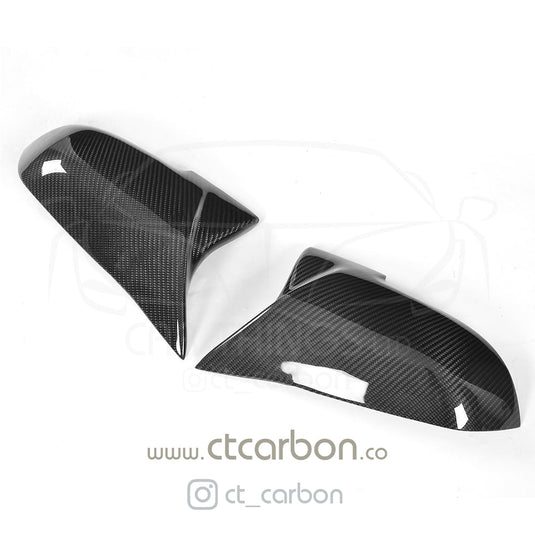 BMW CARBON MIRROR REPLACEMENT Fxx 1, 2, 3, 4 SERIES - OEM+ M STYLE - CT Carbon