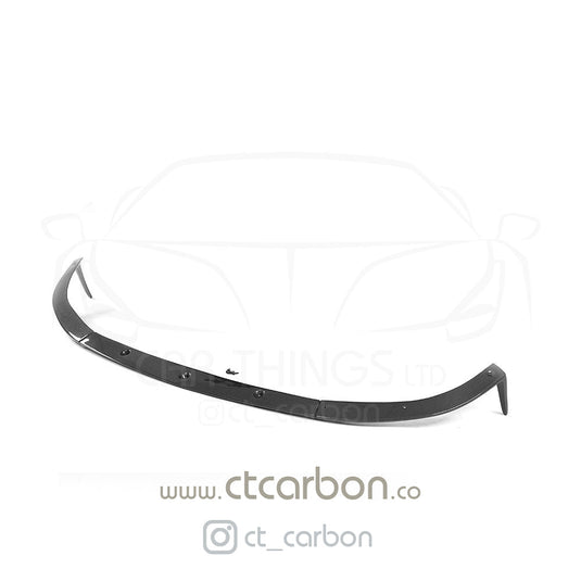 MERCEDES C63 W205 COUPE CARBON SPLITTER - ED1 STYLE - CT Carbon