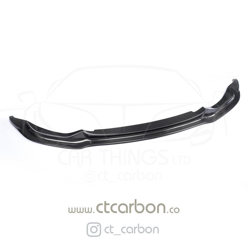 Load image into Gallery viewer, BMW M3/M4 (F80 F82 F83) CARBON FIBRE SPLITTER - V STYLE - CT Carbon
