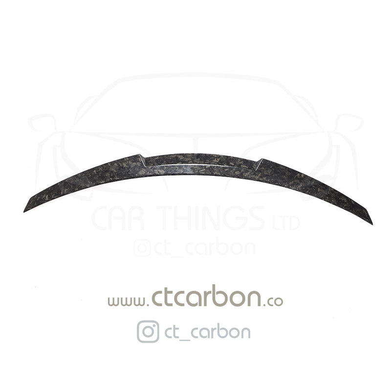 Load image into Gallery viewer, BMW M4 F82 FORGED CARBON FIBRE SPOILER - V STYLE - CT Carbon
