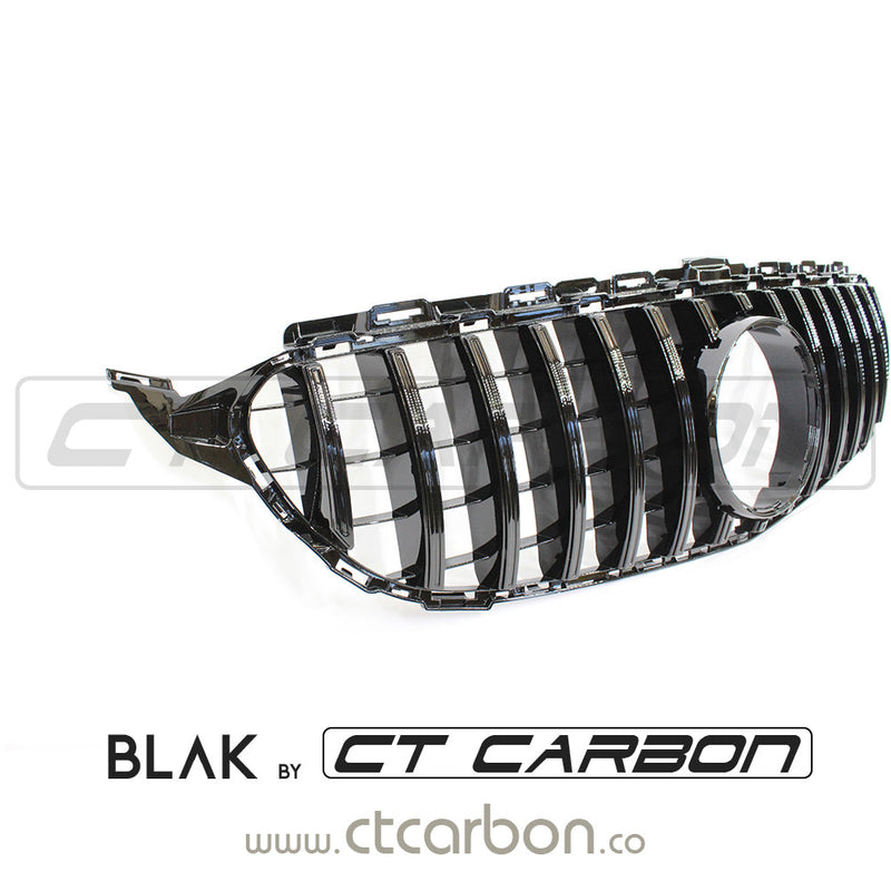 Load image into Gallery viewer, MERCEDES W205 C CLASS 2019+ AMG BLACK GRILL (WITHOUT CAMERA) - CT Carbon
