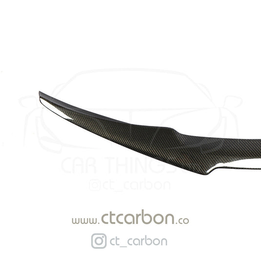 BMW M4 F82 CARBON FIBRE SPOILER - V STYLE - CT Carbon