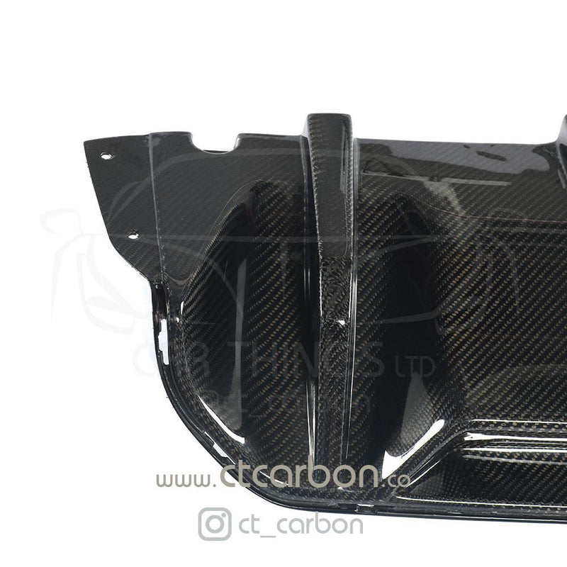 Load image into Gallery viewer, BMW M5 F90 CARBON FIBRE DIFFUSER - MP STYLE - CT Carbon
