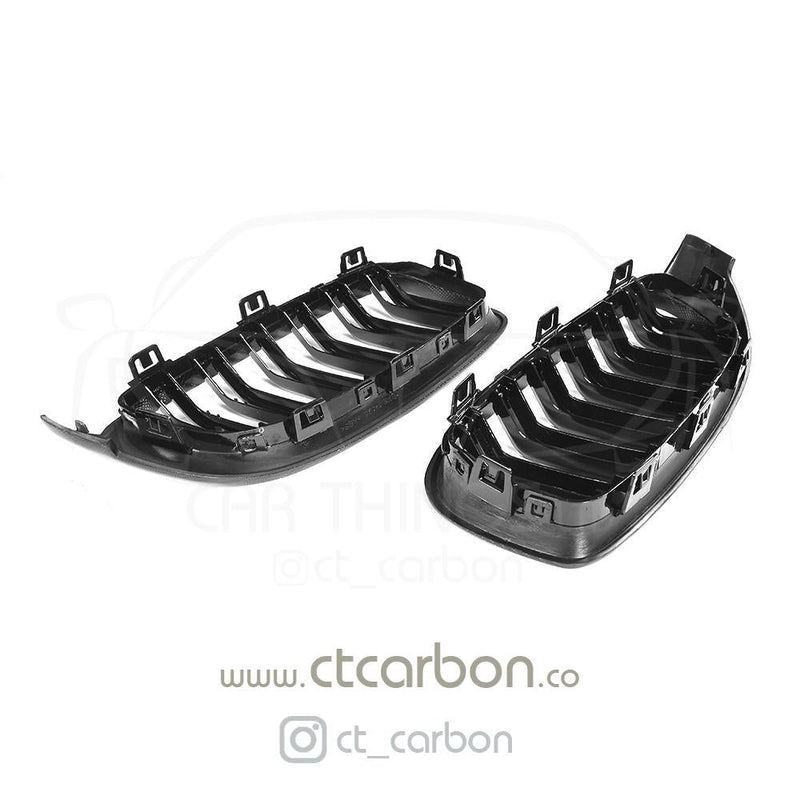 Load image into Gallery viewer, BMW M3/M4 (F80 F82 F83) CARBON FIBRE GRILLS - CT Carbon
