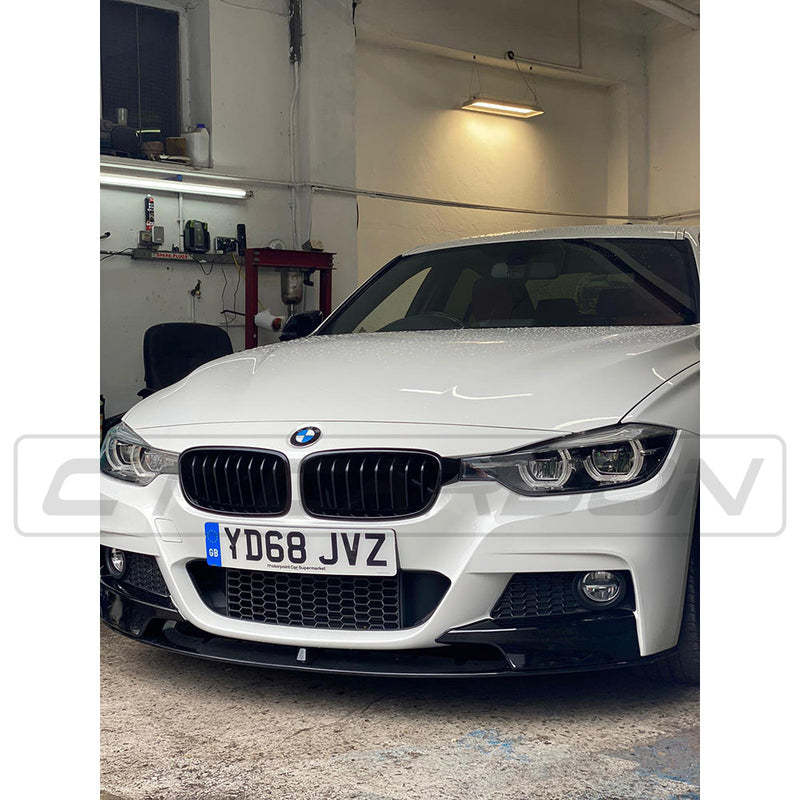 Load image into Gallery viewer, BMW 3 SERIES F30 MATTE BLACK FULL KIT (TWIN EXHAUST) - MP STYLE - BLAK BY CT CARBON
