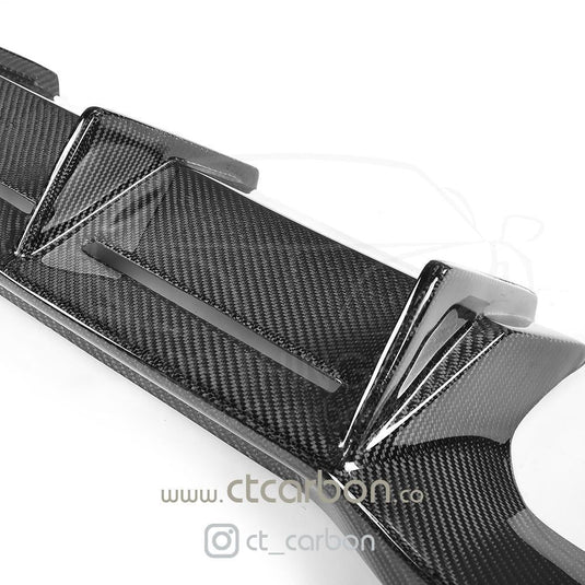 BMW M2/M2C F87 CARBON FIBRE DIFFUSER - MT STYLE - CT Carbon