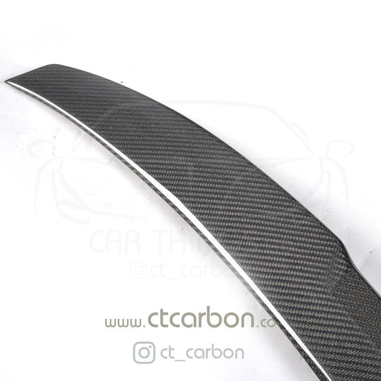 BMW M5 F90 & G30 5 SERIES CARBON FIBRE SPOILER - M4 STYLE - CT Carbon