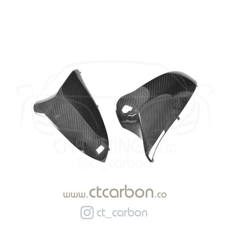 Load image into Gallery viewer, BMW F80, F82, F83, F87C M3, M4 &amp; M2C CARBON FIBRE MIRRORS (RHD ONLY) - CT Carbon
