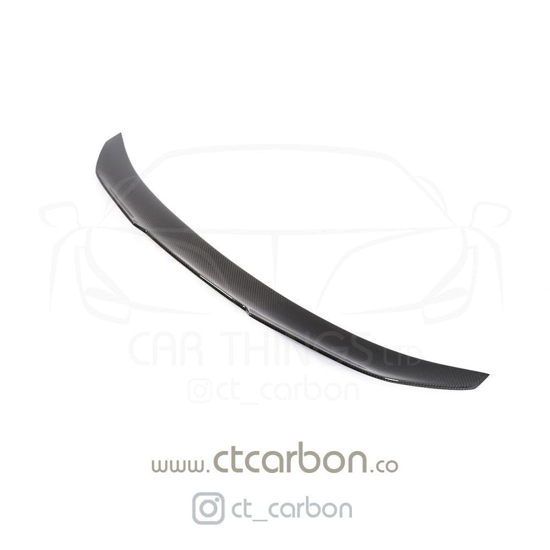 Load image into Gallery viewer, BMW M3 F80 &amp; F30 3 SERIES CARBON FIBRE SPOILER - PS DUCKTAIL STYLE - CT Carbon
