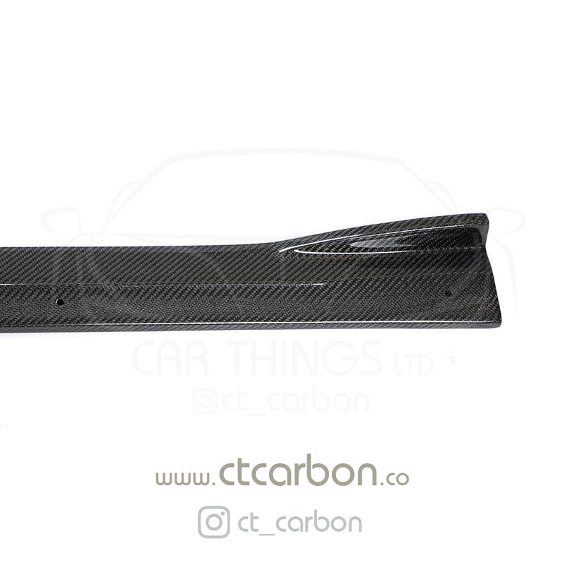 Load image into Gallery viewer, BMW M2 / M2C F87 CARBON FIBRE SIDE SKIRTS - 3D STYLE - CT Carbon
