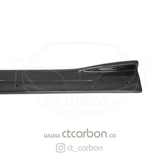 BMW M2 / M2C F87 CARBON FIBRE SIDE SKIRTS - 3D STYLE - CT Carbon