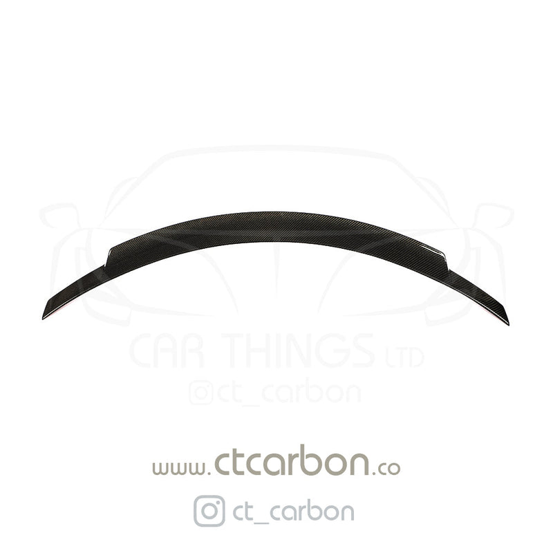 Load image into Gallery viewer, MERCEDES W205 C63 &amp; C63S COUPE 2DR CARBON SPOILER - DUCK TAIL CT DESIGN - CT Carbon
