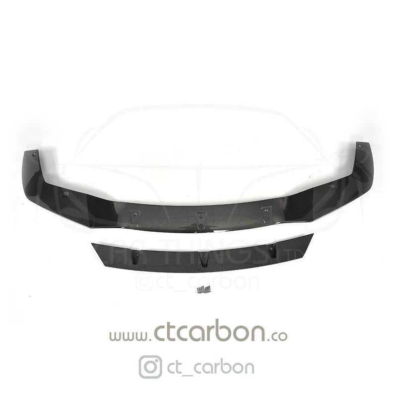 Load image into Gallery viewer, BMW M2 F87 N55(OG) CARBON FIBRE SPLITTER - V-STYLE - CT Carbon
