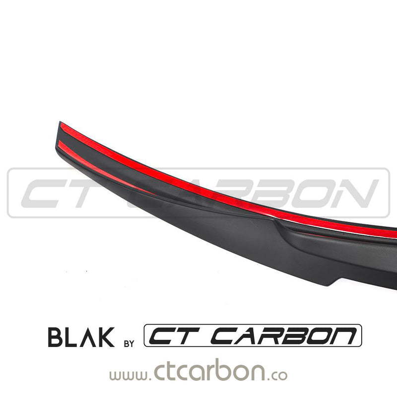 Load image into Gallery viewer, BMW M4 F82 MATTE BLACK SPOILER - V STYLE - CT Carbon
