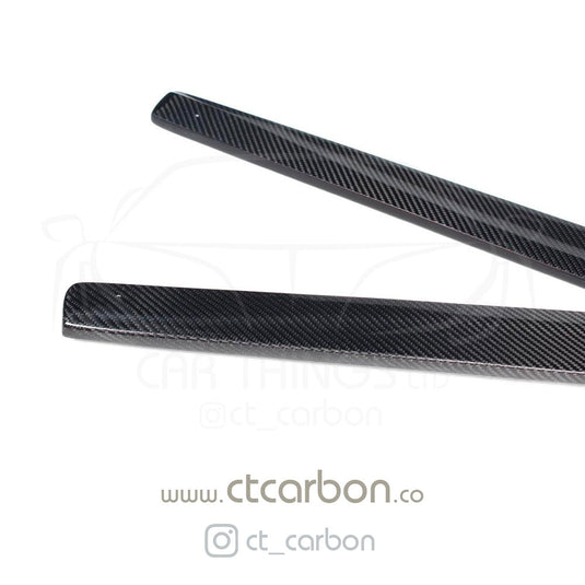 BMW F32 & F33 4 SERIES CARBON FIBRE SIDE SKIRTS - MP STYLE - CT Carbon