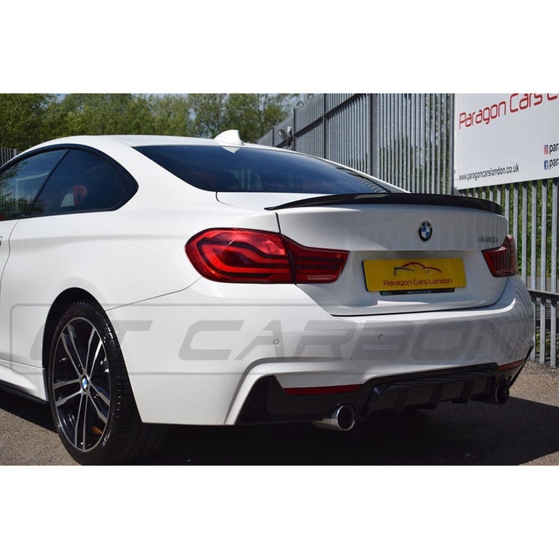 Load image into Gallery viewer, BMW 4 SERIES F33 GLOSS BLACK FULL KIT (TWIN EXHAUST) - MP STYLE - BLAK BY CT CARBON
