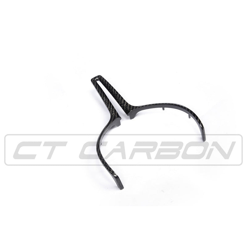 Load image into Gallery viewer, BMW M Fxx CARBON FIBRE STEERING WHEEL TRIM (2012-2020)
