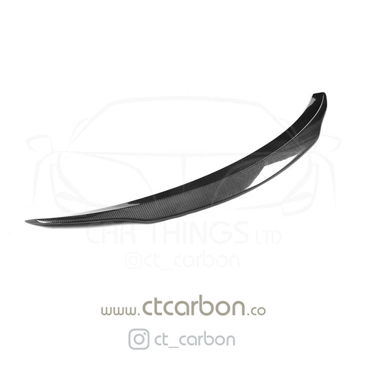 MERCEDES C63/C63S W205 SALOON CARBON SPOILER - DUCKTAIL PS STYLE - CT Carbon