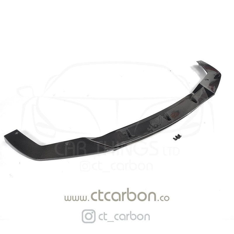 Load image into Gallery viewer, BMW M2 F87 N55(OG) CARBON FIBRE SPLITTER - V-STYLE - CT Carbon
