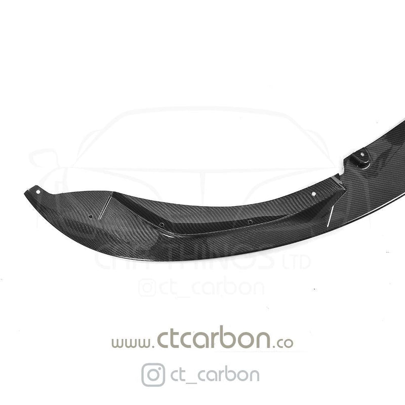 Load image into Gallery viewer, BMW M3/M4 (F80 F82 F83) CARBON FIBRE SPLITTER - 3D STYLE - CT Carbon
