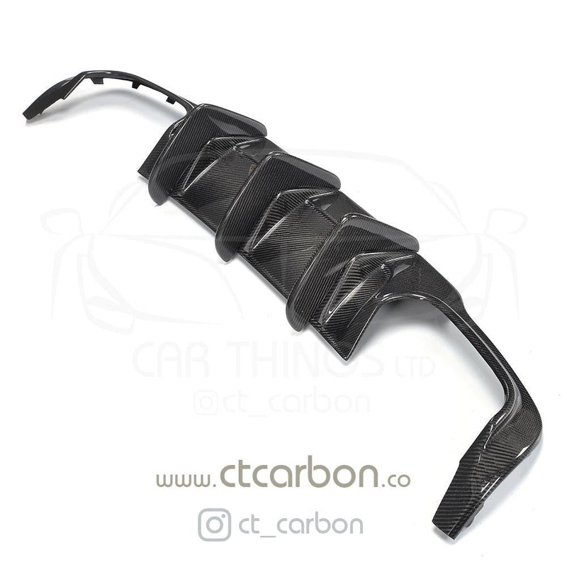 Load image into Gallery viewer, MERCEDES C-CLASS C63 W204 CARBON FIBRE DIFFUSER - DTM STYLE - CT Carbon
