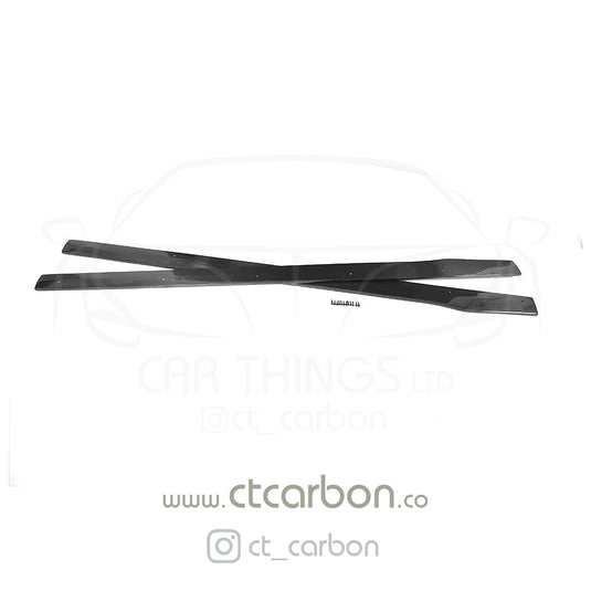 MERCEDES W205 C63 & C63S COUPE 2DR & SALOON 4DR CARBON SIDE SKIRTS - D STYLE - CT Carbon