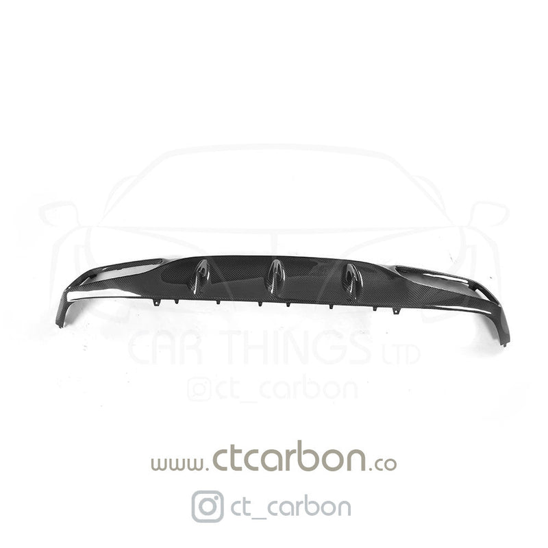 Load image into Gallery viewer, MERCEDES C63 W205 COUPE CARBON FIBRE DIFFUSER - OE STYLE - CT Carbon
