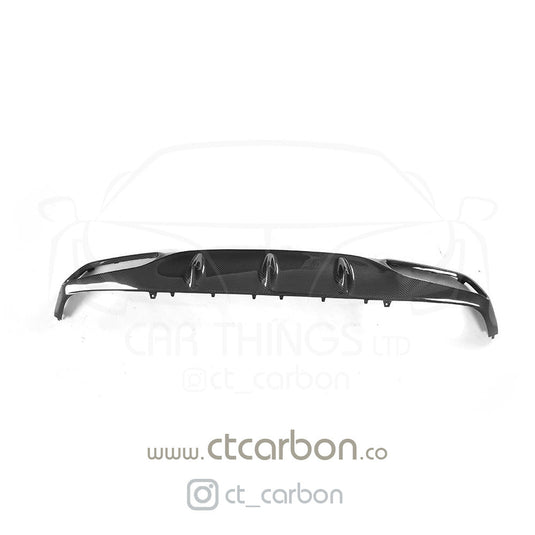 MERCEDES C63 W205 COUPE CARBON FIBRE DIFFUSER - OE STYLE - CT Carbon