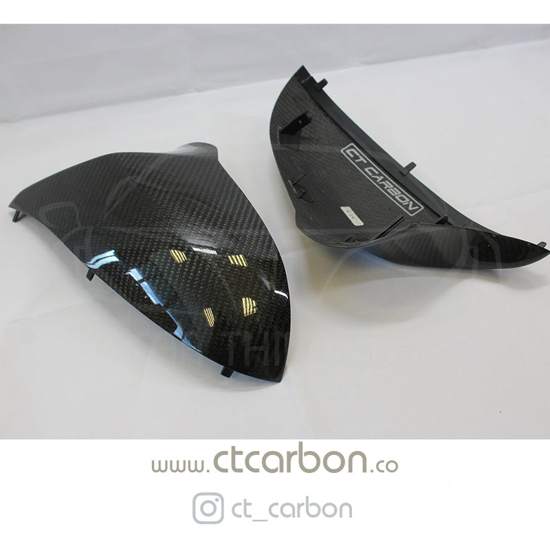 Load image into Gallery viewer, BMW F80, F82, F83, F87C M3, M4 &amp; M2C CARBON FIBRE MIRRORS (RHD ONLY) - CT Carbon
