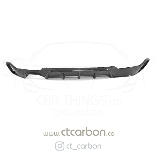 BMW F32 & F33 4 SERIES CARBON FIBRE DIFFUSER - MP STYLE - TWIN EXHAUST - CT Carbon