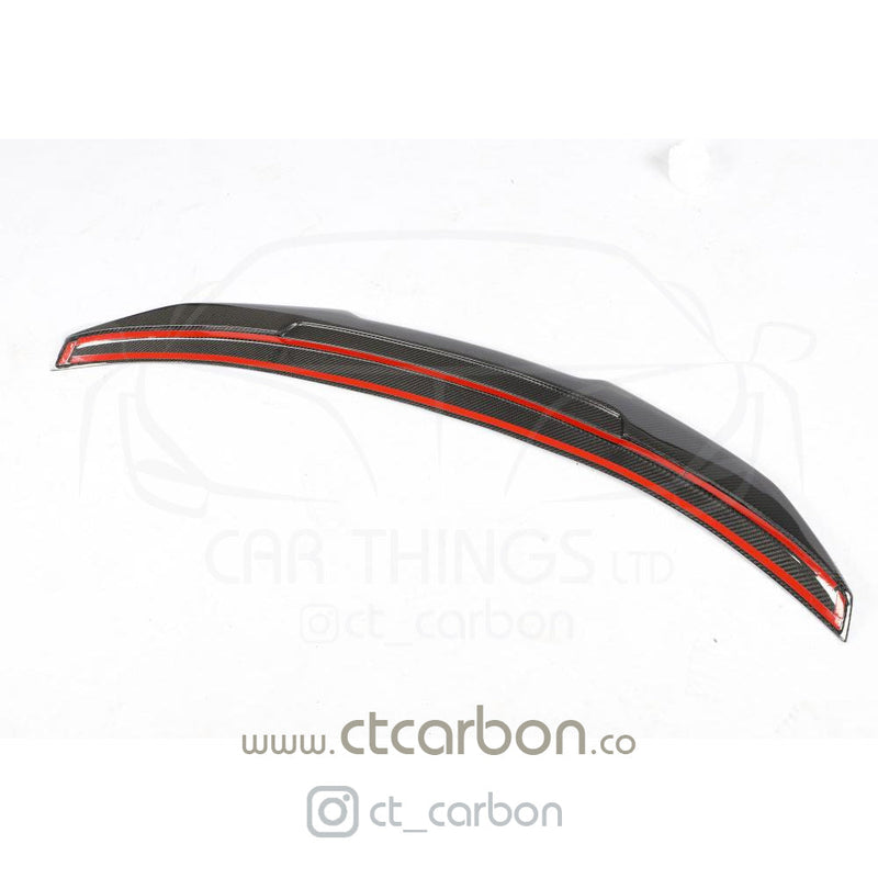 Load image into Gallery viewer, BMW M2 / M2C F87 &amp; F22 2 SERIES CARBON FIBRE SPOILER - DUCKTAIL PS STYLE - CT Carbon
