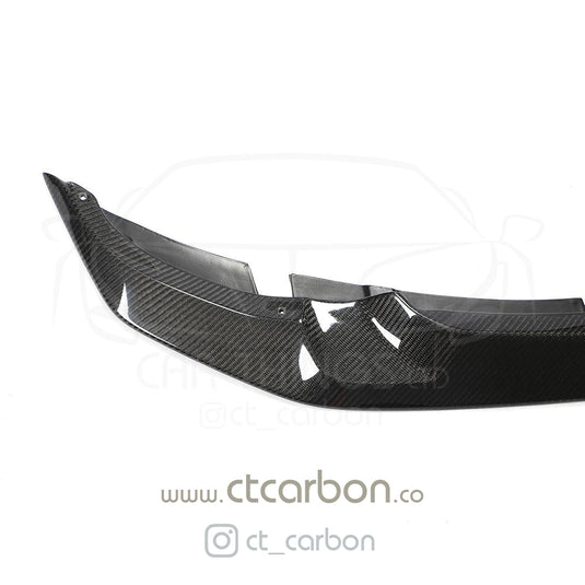 BMW M3/M4 (F80 F82 F83) CARBON FIBRE SPLITTER (2 PIECE) - GTS STYLE - CT Carbon