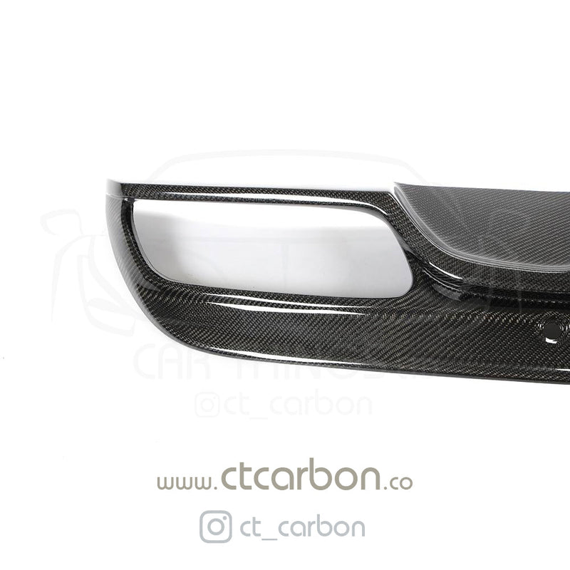 Load image into Gallery viewer, MERCEDES W205 C63 &amp; C63S SALOON CARBON DIFFUSER - PS STYLE - CT Carbon
