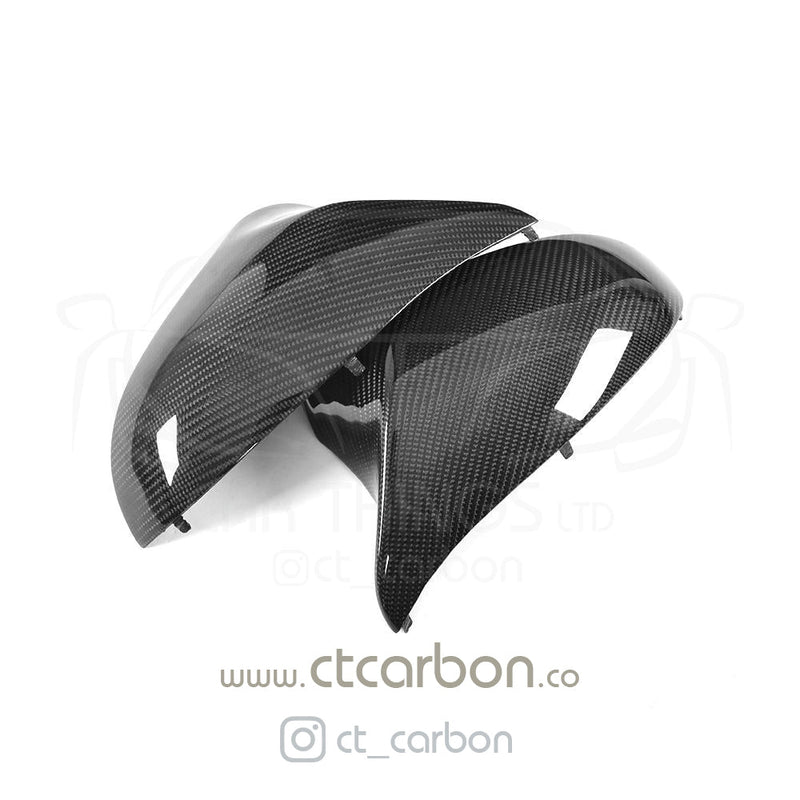 Load image into Gallery viewer, BMW F80, F82, F83, F87C M3, M4 &amp; M2C CARBON FIBRE MIRRORS (RHD ONLY) - CT Carbon
