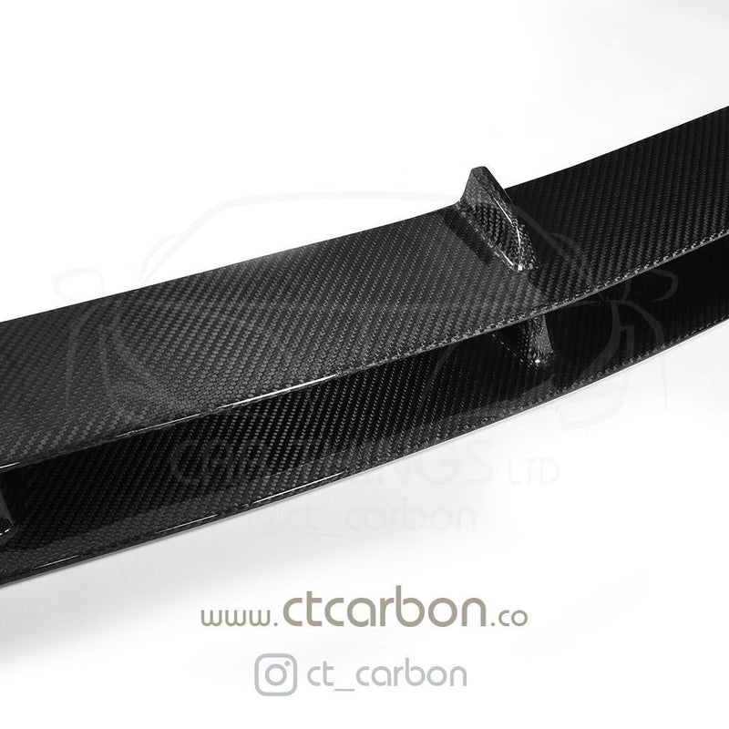 Load image into Gallery viewer, MERCEDES C63 W205 SALOON/ESTATE CARBON FIBRE SPLITTER - B-STYLE - CT Carbon
