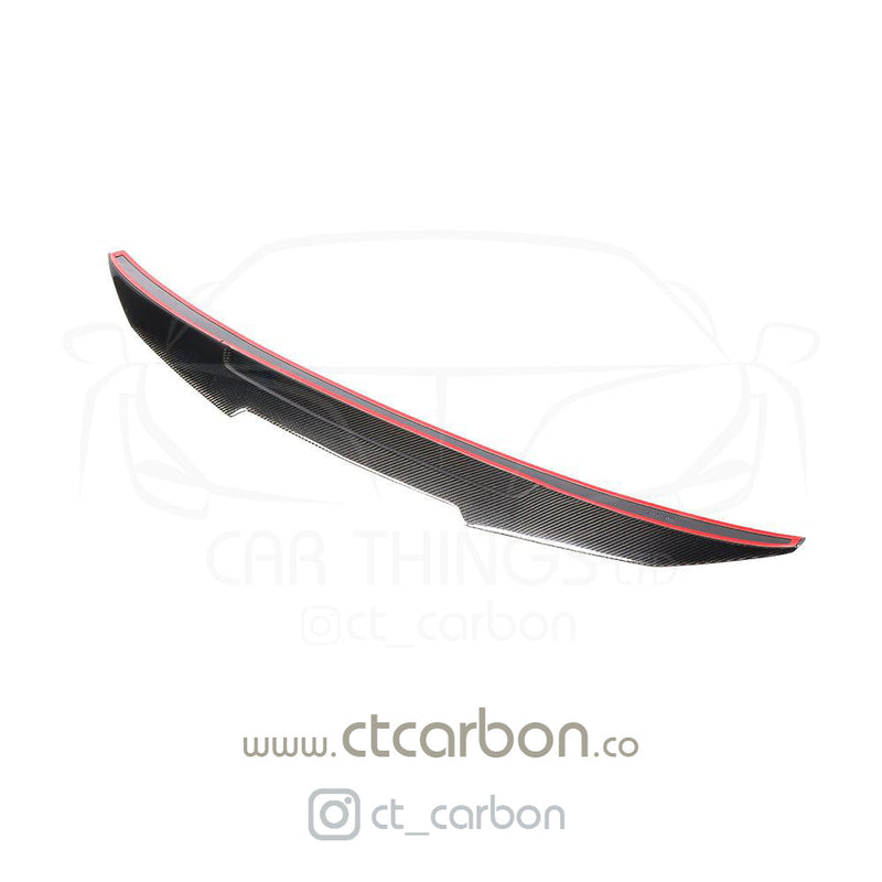 Load image into Gallery viewer, BMW M5 F90 &amp; G30 5 SERIES CARBON FIBRE SPOILER - DUCKTAIL PS STYLE - CT Carbon
