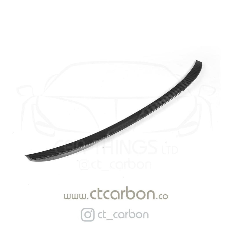 Load image into Gallery viewer, BMW M5 F90 &amp; G30 5 SERIES CARBON FIBRE SPOILER - M4 STYLE - CT Carbon
