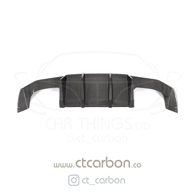 Load image into Gallery viewer, BMW M2 / M2C F87 CARBON FIBRE DIFFUSER - V STYLE - CT Carbon
