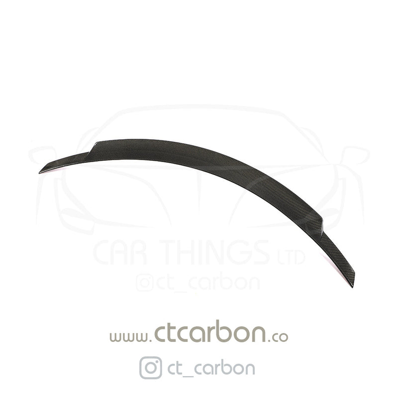 Load image into Gallery viewer, MERCEDES W205 C63 &amp; C63S COUPE 2DR CARBON SPOILER - DUCK TAIL CT DESIGN - CT Carbon
